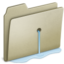 Light Brown Water Leak Icon 128x128 png
